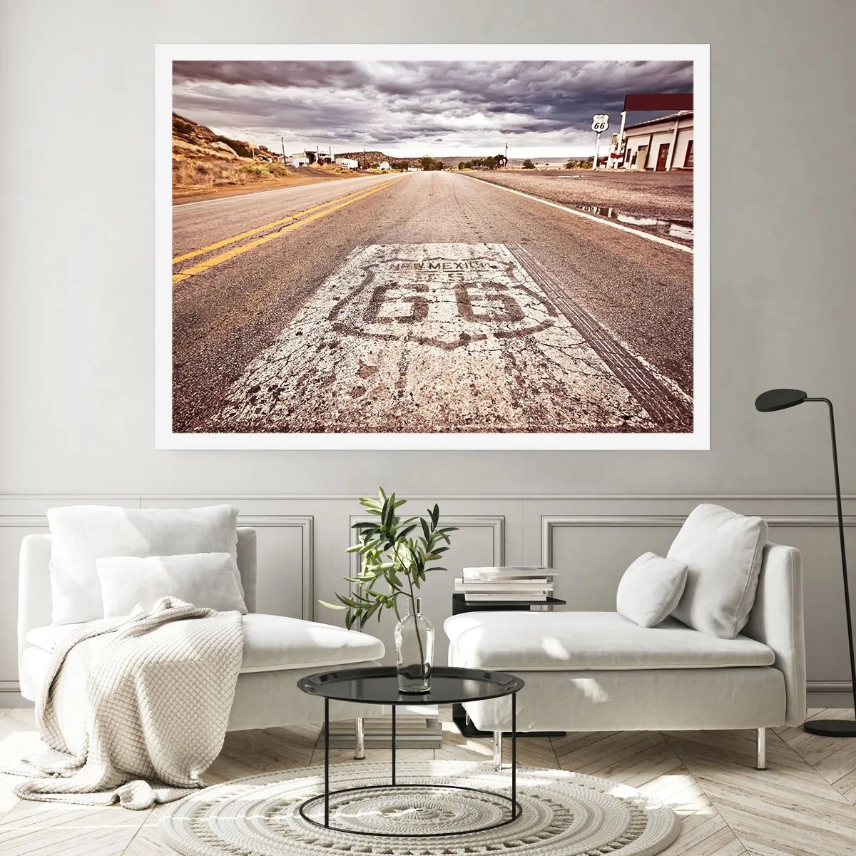 Poster - Mother Road - een Amerikaanse legende - 91x61 cm