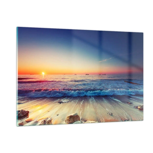 Schilderen op glas - Hoe zit het met de horizon? - 120x80 cm