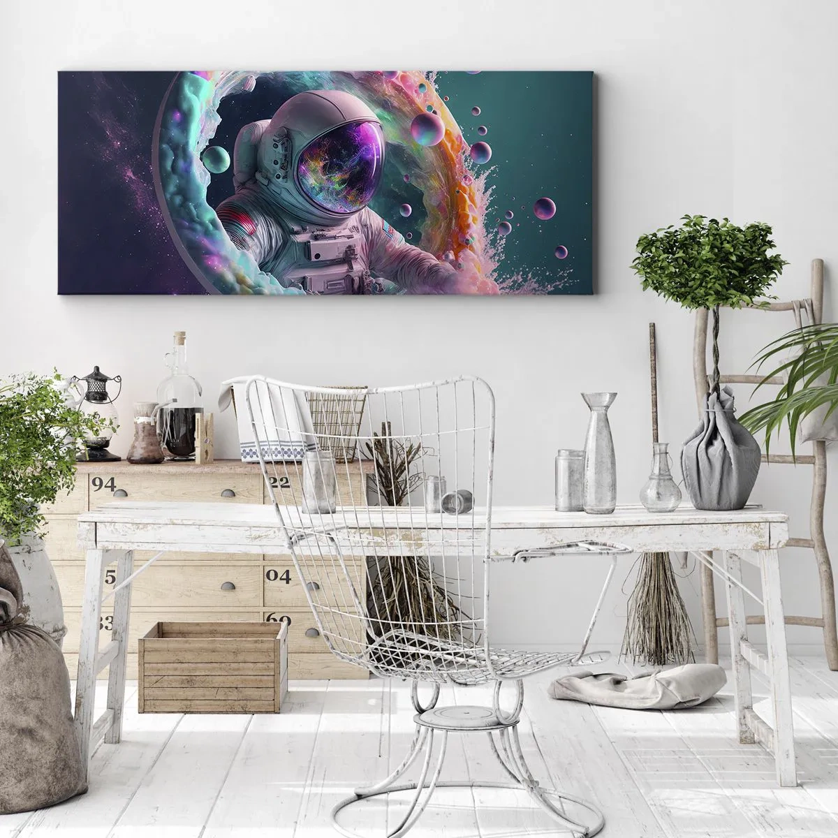 Schilderen op canvas - Sterrenpoort - 100x40 cm