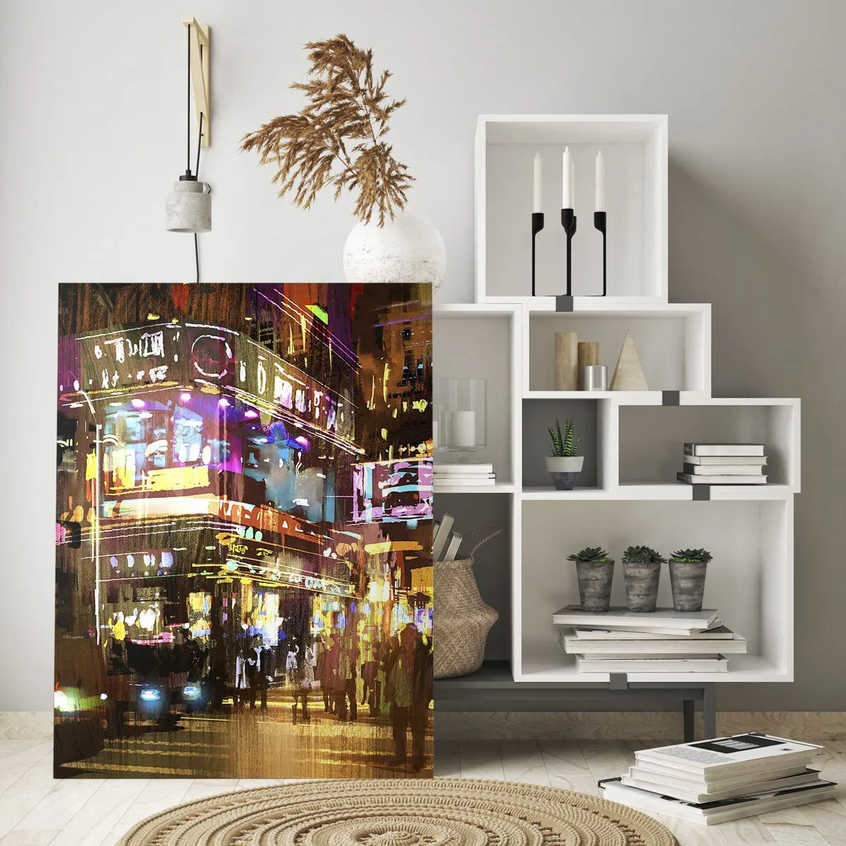Schilderen op glas - In een zee van licht - 50x70 cm