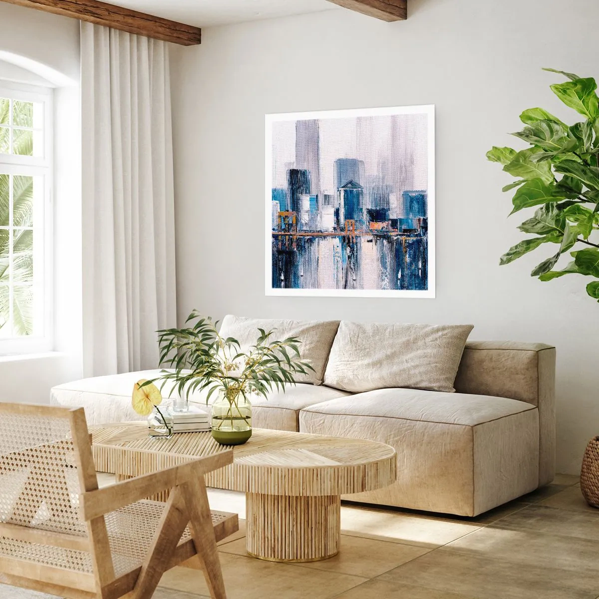 Poster - New Yorkse impressie - 50x50 cm