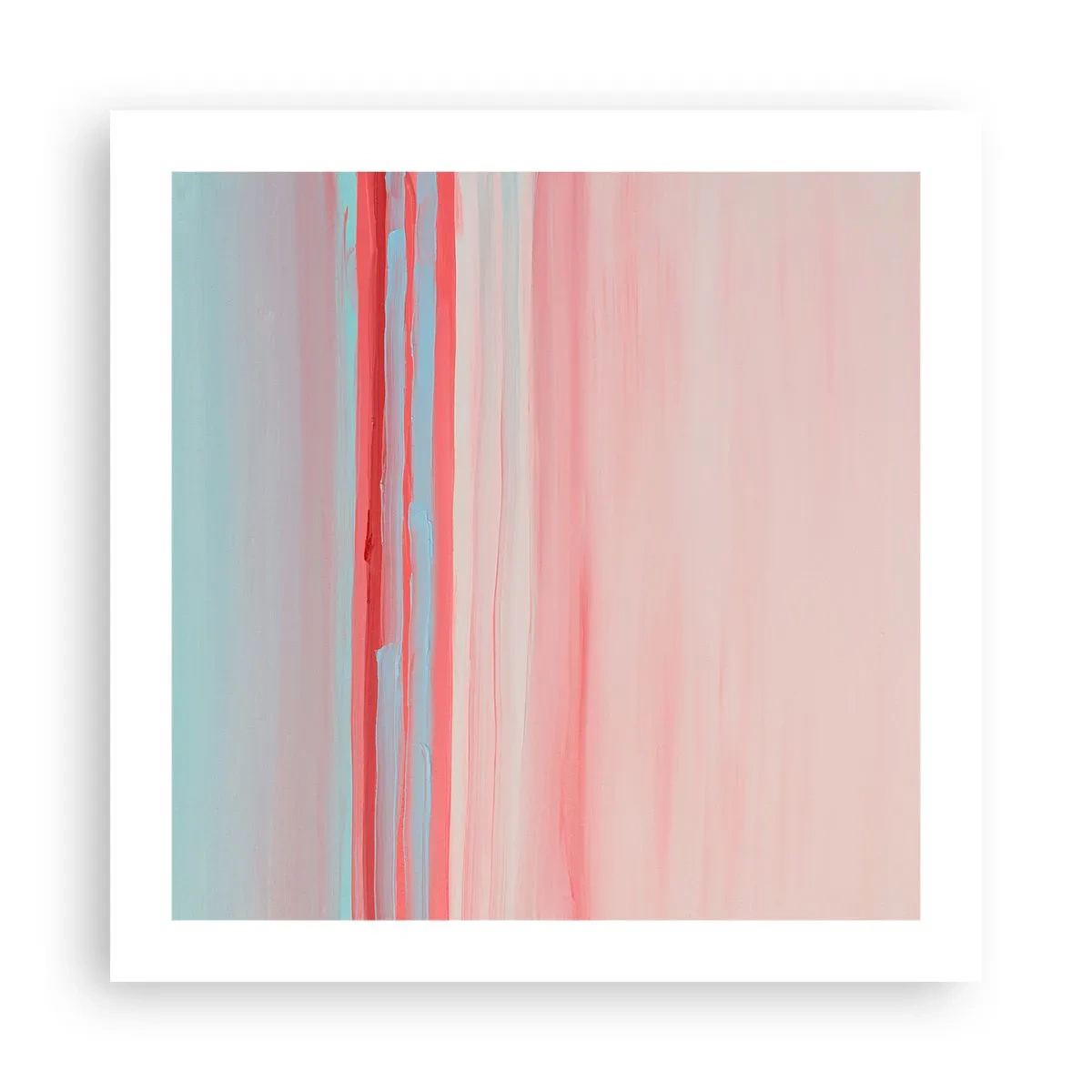 Poster - Abstractie bij dageraad - 50x50 cm