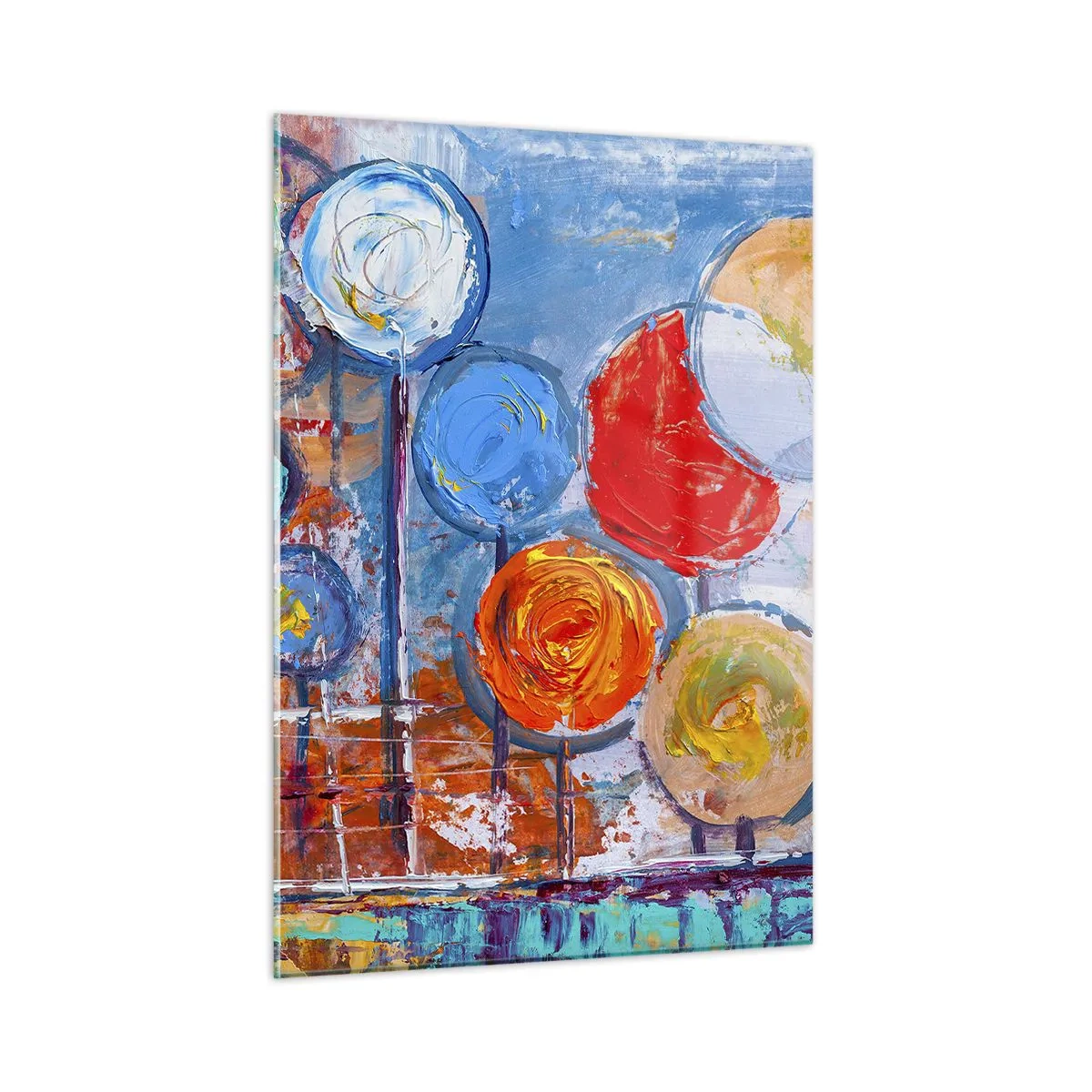 Schilderen op glas - Wonderen op de stok - 50x70 cm