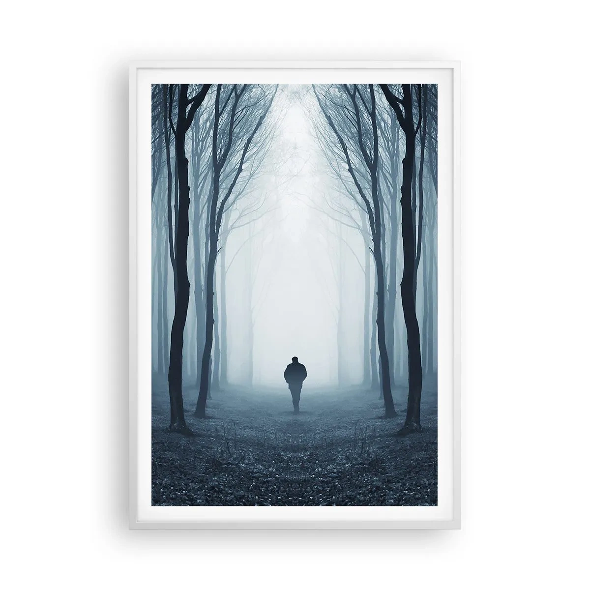 Poster in een witte lijst - En alles is eenvoudig en duidelijk - 70x100 cm