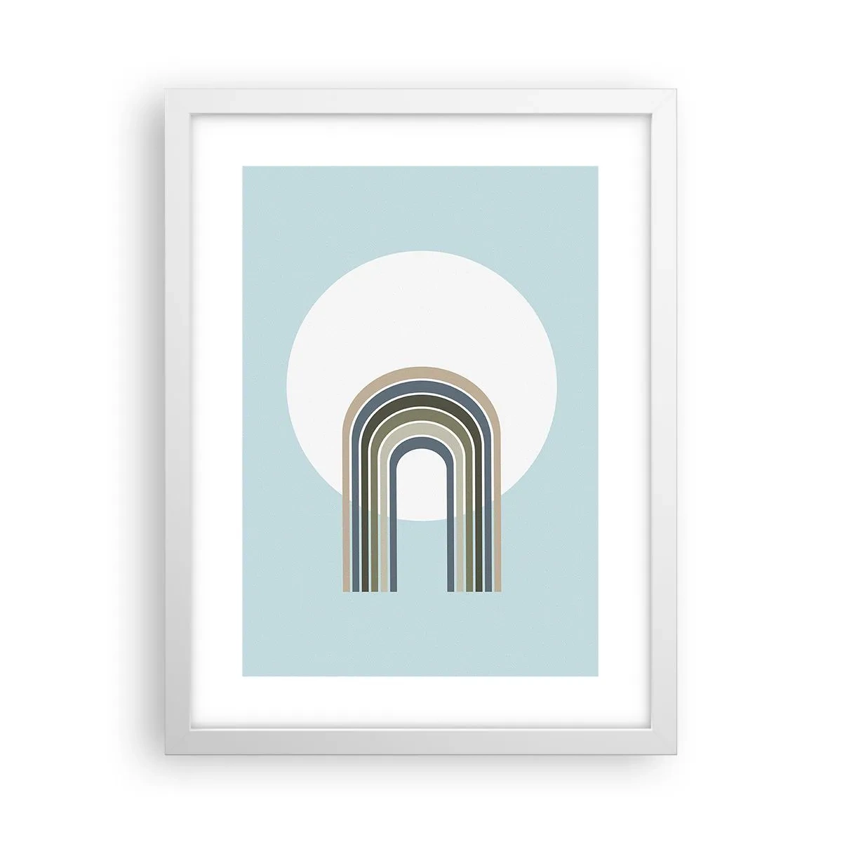 Poster in een witte lijst - Onweerstaanbare aantrekkingskracht - 30x40 cm