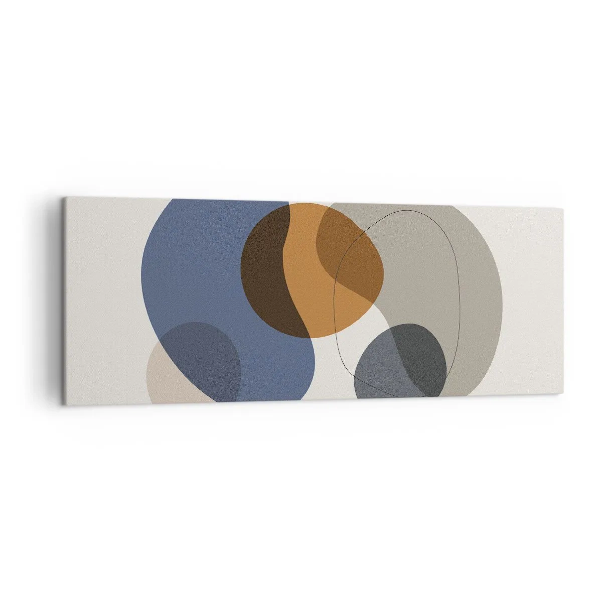 Schilderen op canvas - Kleur druppels - 140x50 cm