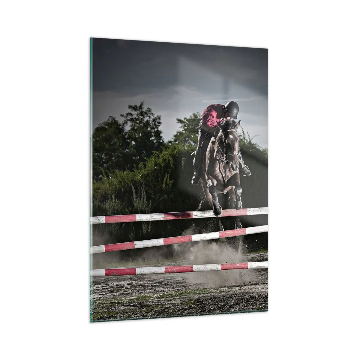 Schilderen op glas - Samen naar de overwinning - 50x70 cm
