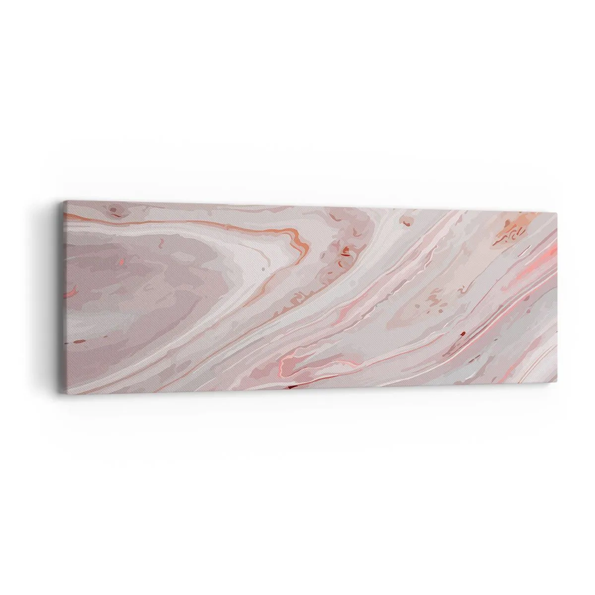 Schilderen op canvas - Roze vloeistof - 90x30 cm