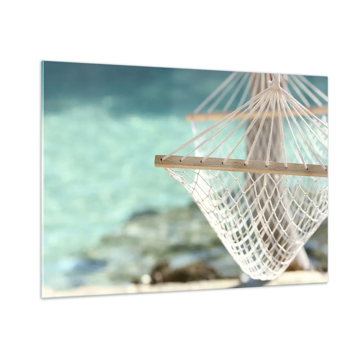 Schilderen op glas - Tijd om te ontspannen - 100x70 cm