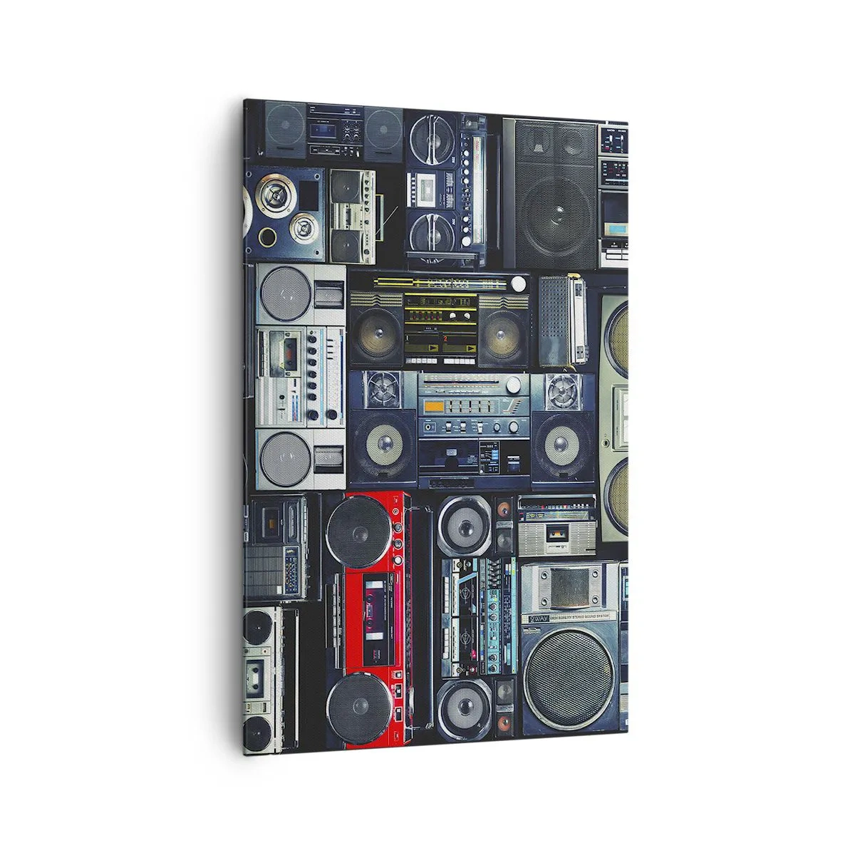 Schilderen op canvas - Verlangen naar de jaren 80 - 80x120 cm