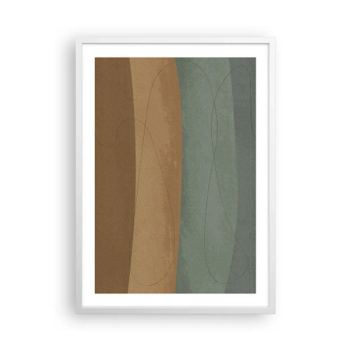 Poster in een witte lijst - Horizontale compositie - 50x70 cm