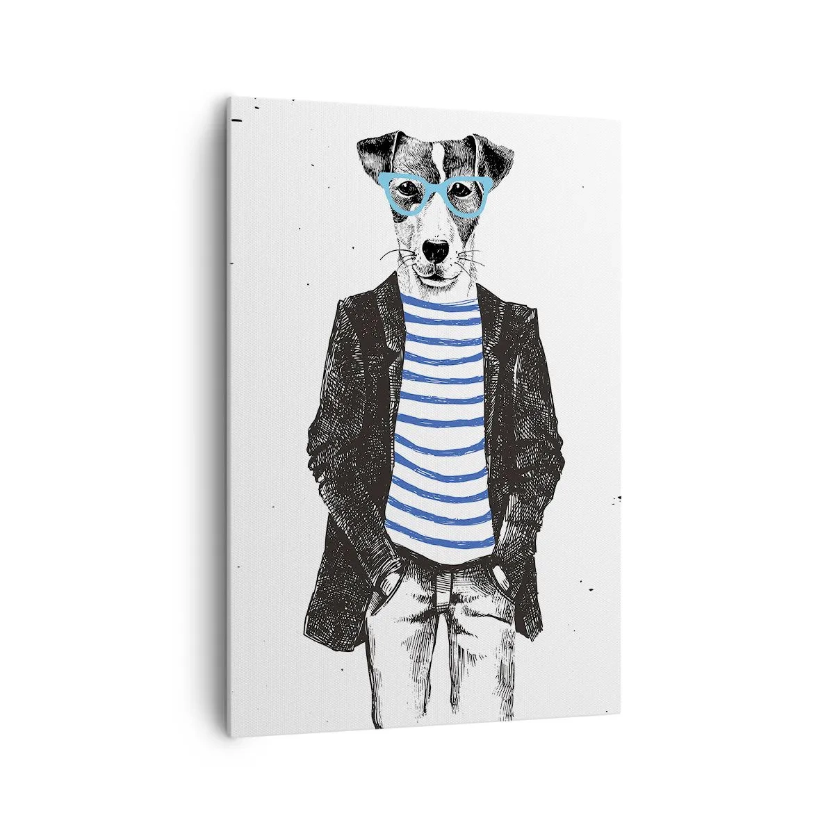 Schilderen op canvas - God behoed! - 70x100 cm