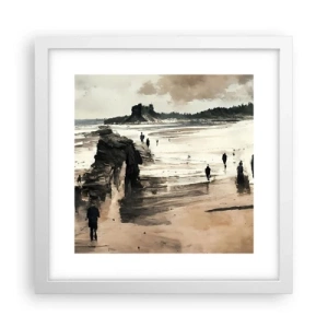 Poster in een witte lijst - Opgeroepen - 30x30 cm