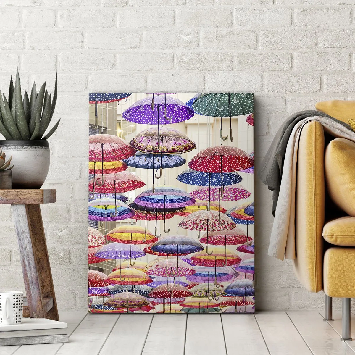 Schilderen op canvas - Stadsweide - 45x80 cm