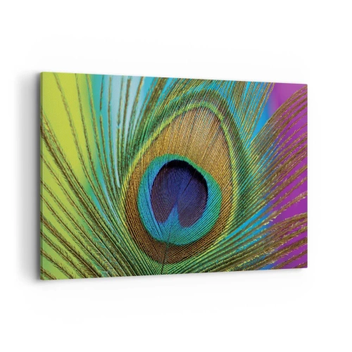 Schilderen op canvas - Oog in oog - 120x80 cm
