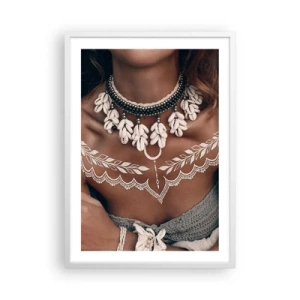 Poster in een witte lijst - Talismannen, rituelen van vrouwelijkheid - 50x70 cm