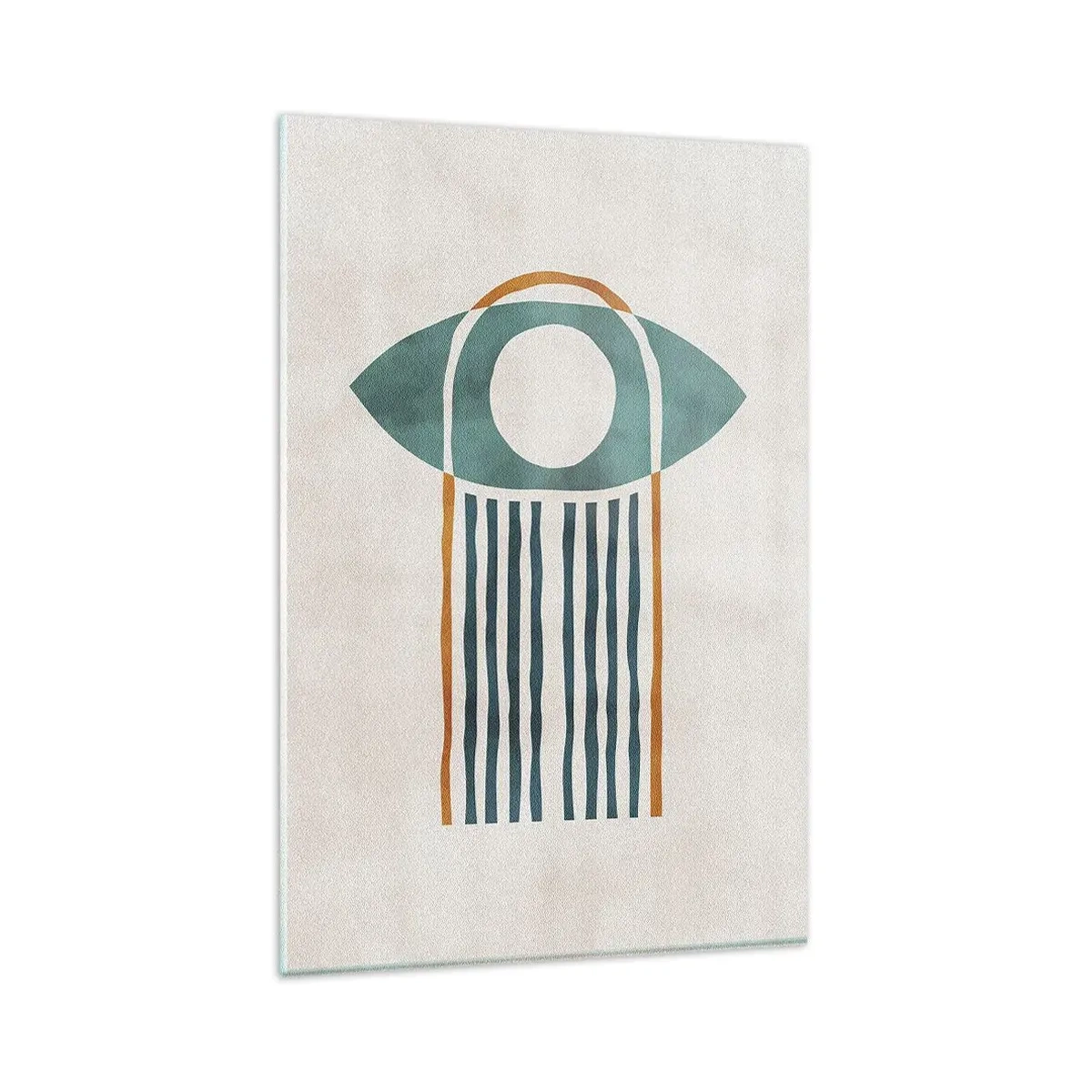 Schilderen op glas - Tekens en rituelen - 80x120 cm