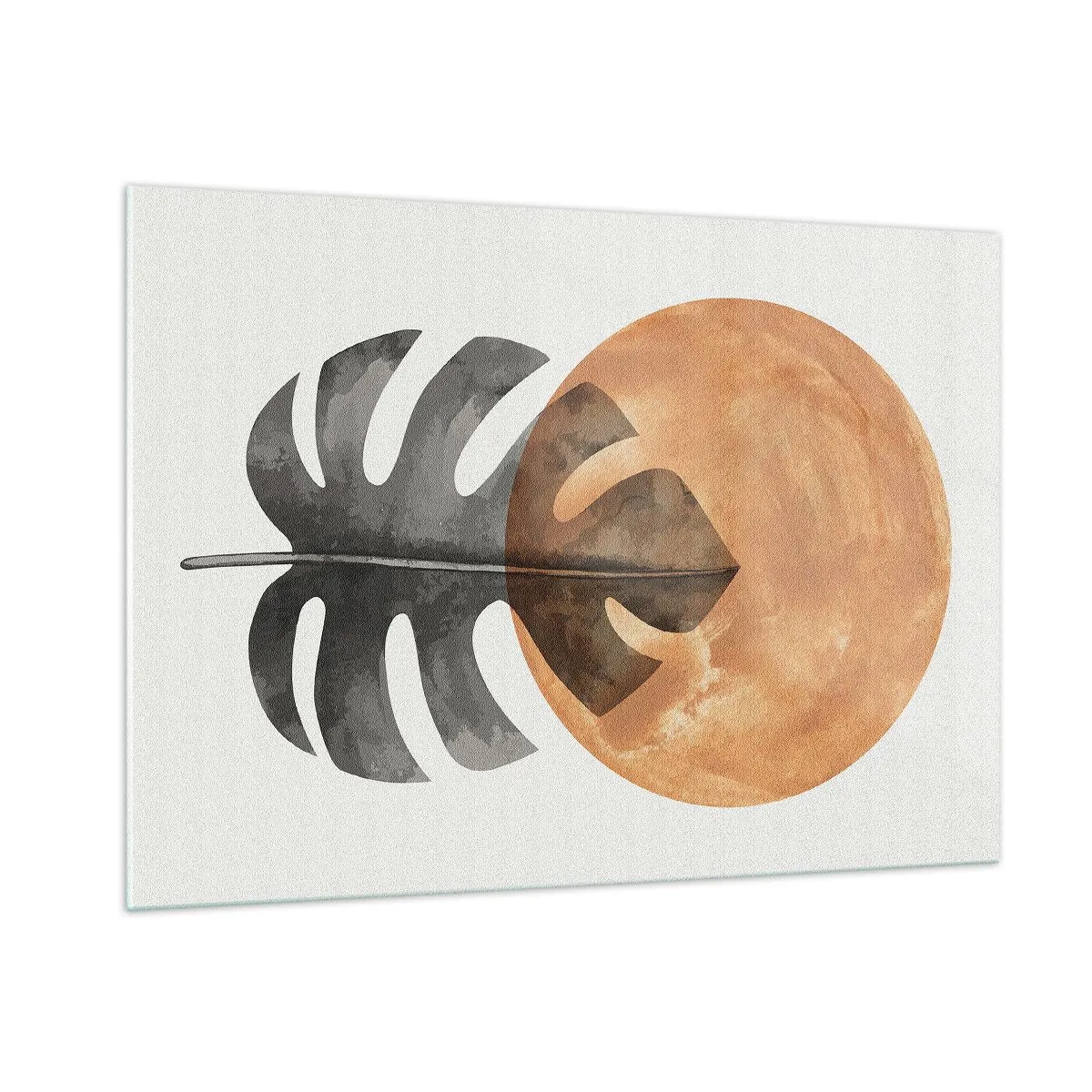 Schilderen op glas - Altijd de zon - 100x70 cm