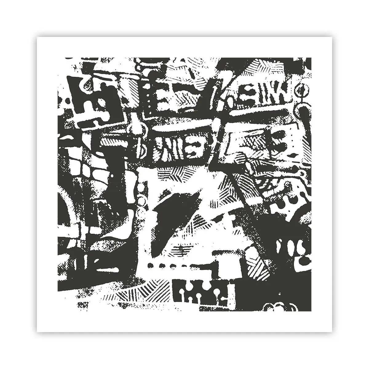 Poster - Orde of chaos? - 50x50 cm