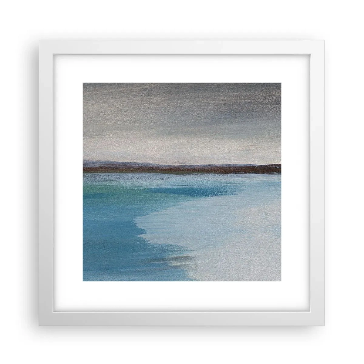 Poster in een witte lijst - Horizontaal landschap - 30x30 cm