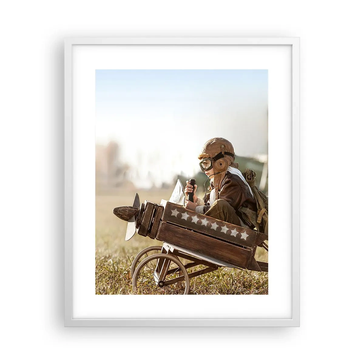 Poster in een witte lijst - Begin naar een droom - 40x50 cm