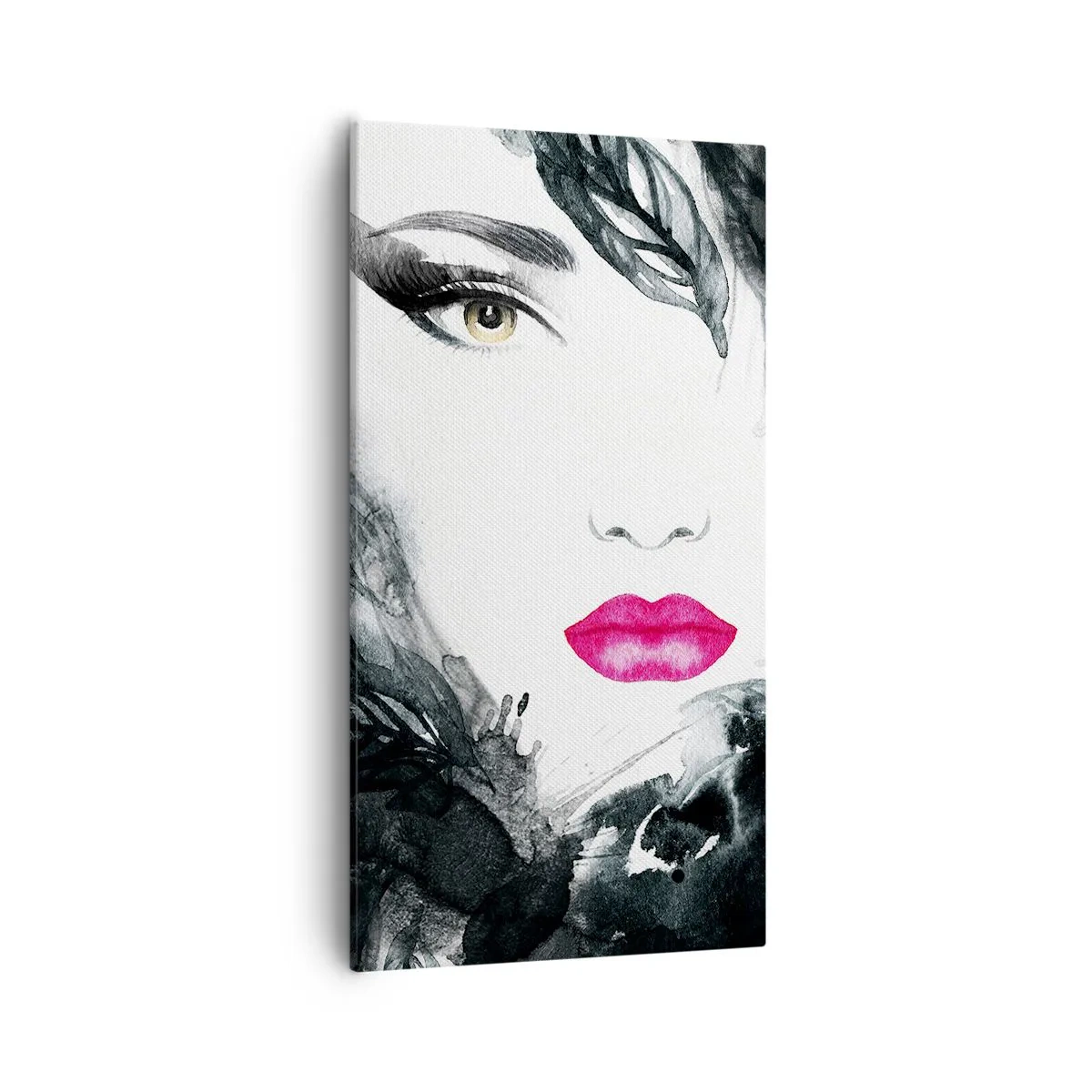 Schilderen op canvas - Aandacht! Femme fatale - 55x100 cm