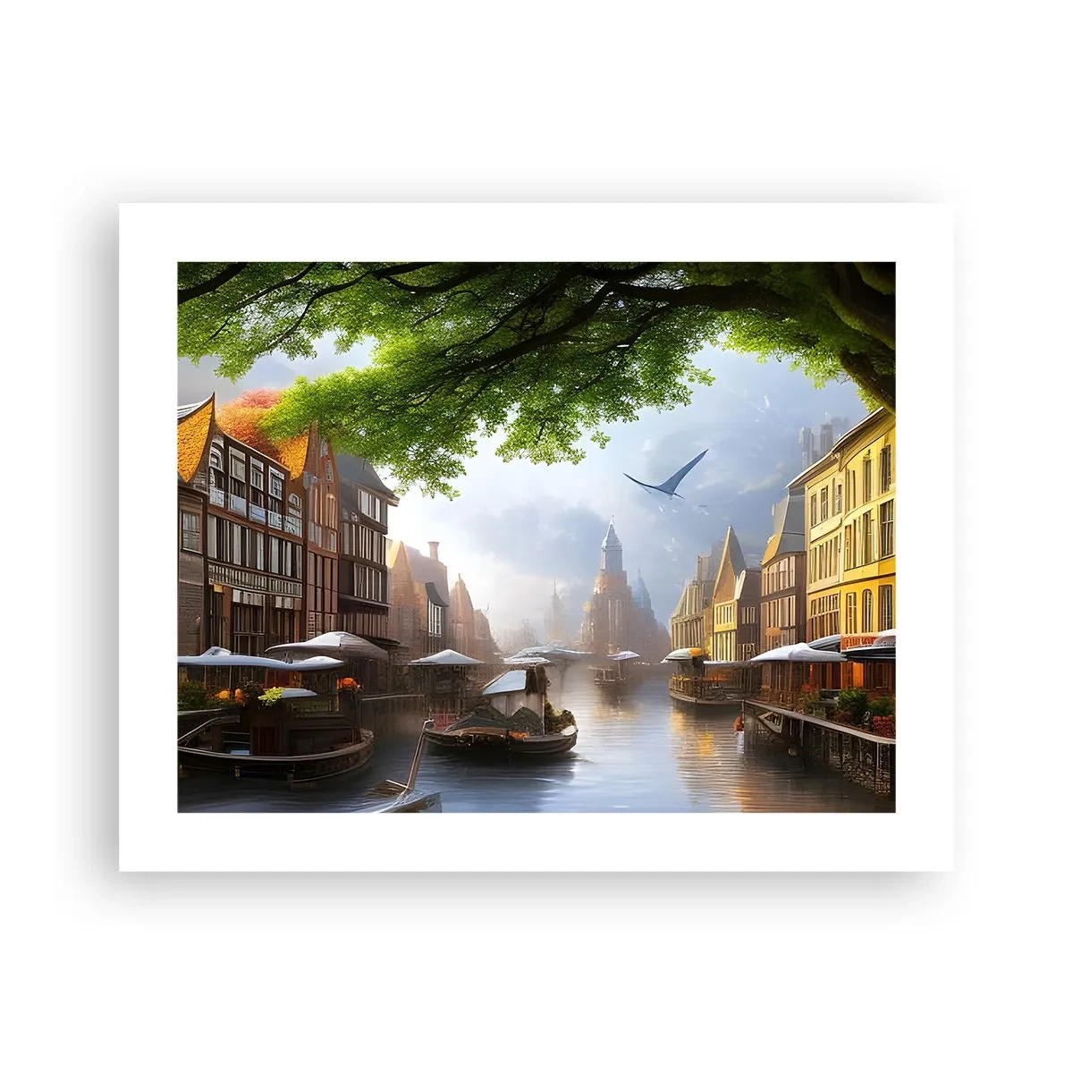 Poster - Hollands stadsbeeld - 50x40 cm