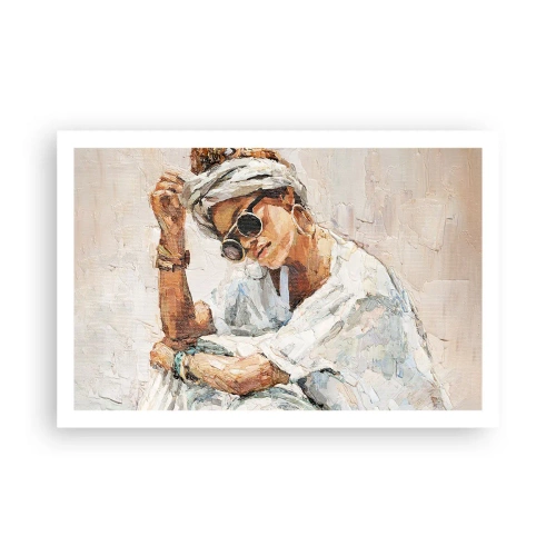 Poster - Portret in de volle zon - 91x61 cm