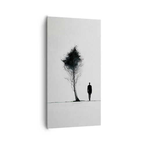 Schilderen op canvas - Wij dwalen allemaal - 65x120 cm