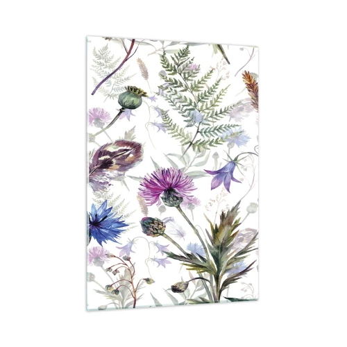 Schilderen op glas - Pools herbarium - 50x70 cm