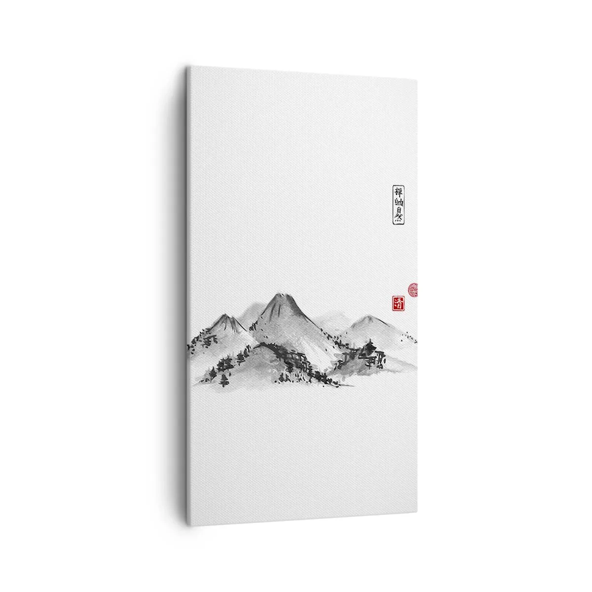 Schilderen op canvas - Oneindige verte - 45x80 cm