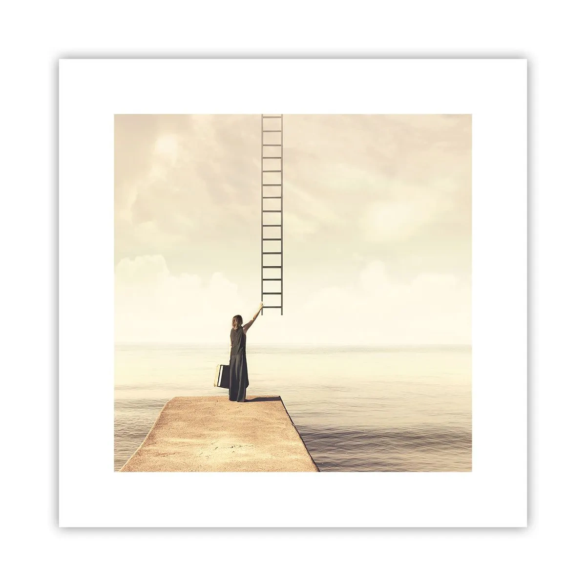 Poster - Een magische reis - 30x30 cm