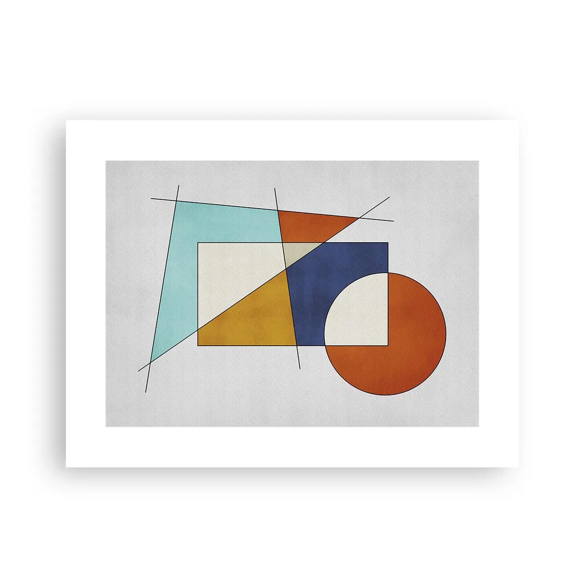 Poster - Abstractie: modernistisch plezier - 40x30 cm