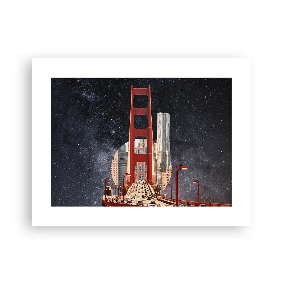 Poster - Altijd in het centrum - 40x30 cm
