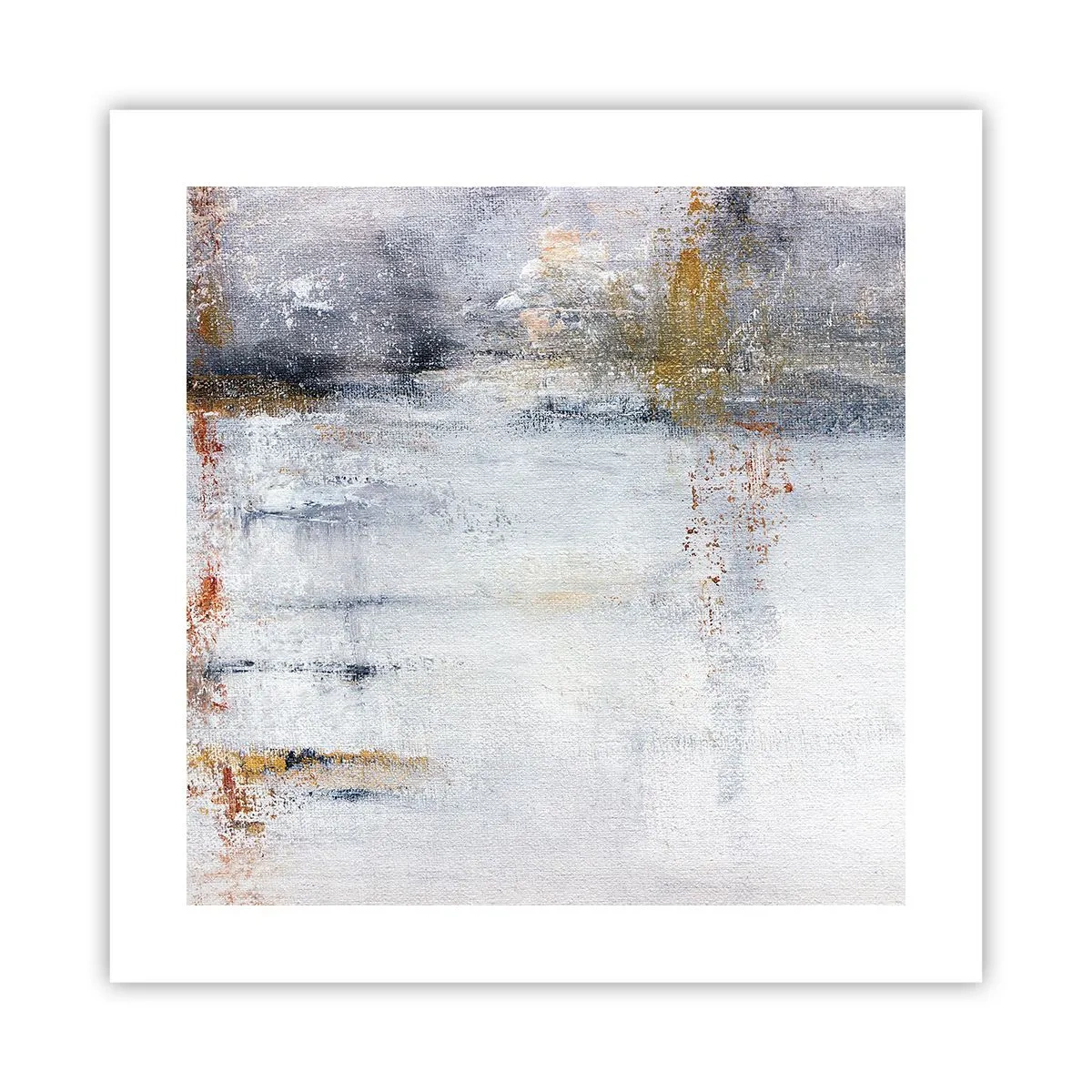 Poster - Achter de luchtgordijn - 40x40 cm