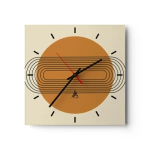 Wandklok - Klok - Perfect plan - 30x30 cm