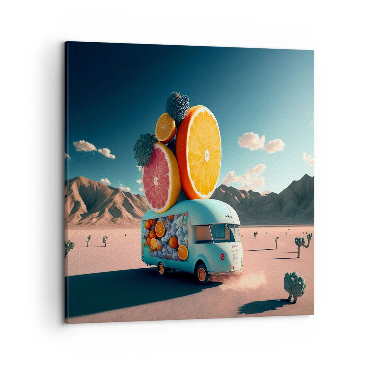 Schilderen op canvas - De smaak van vakantie - 50x50 cm