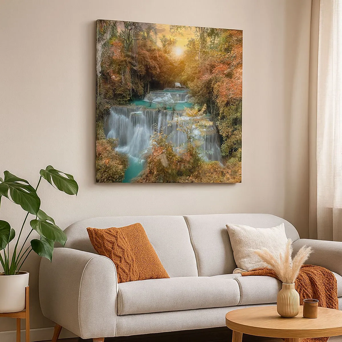 Schilderen op canvas - Verborgen schat van het bos - 30x30 cm