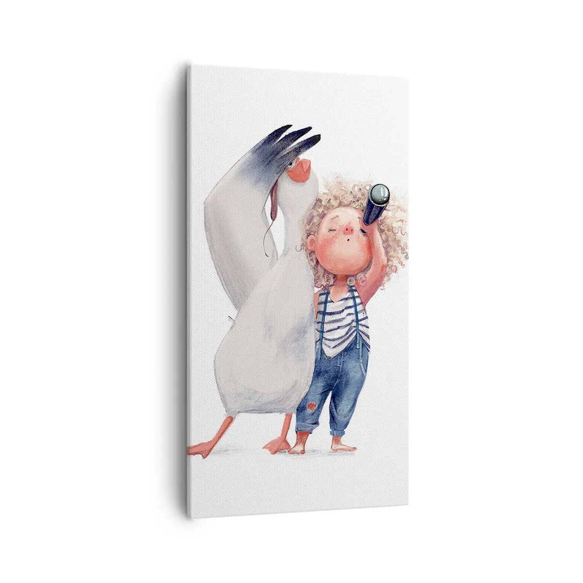 Schilderen op canvas - Een geweldige reisroute - 55x100 cm