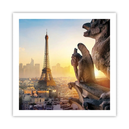 Poster - Er is veel veranderd... - 60x60 cm