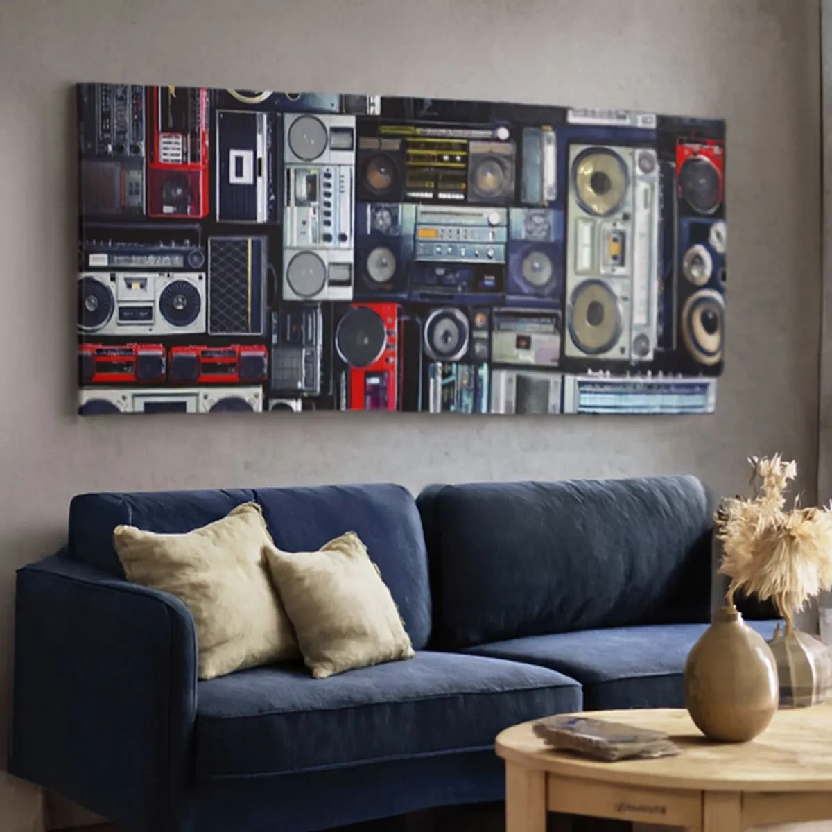 Schilderen op canvas - Verlangen naar de jaren 80 - 100x40 cm