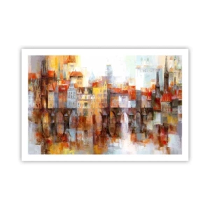 Poster - Ook onder de brug is het mooi - 91x61 cm