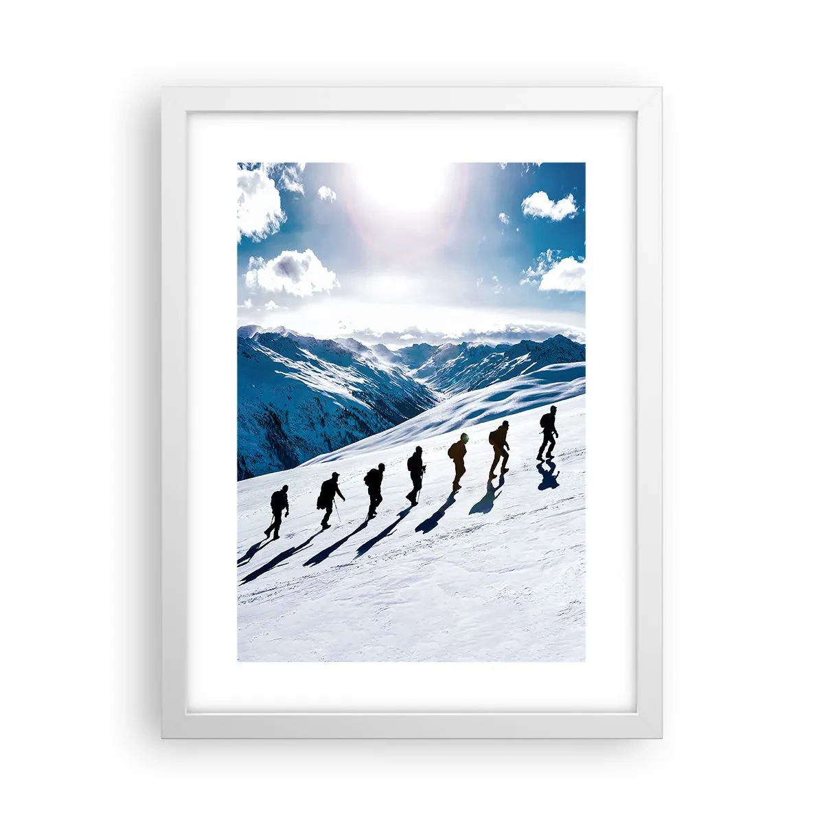 Poster in een witte lijst - Het team van de veroveraars - 30x40 cm