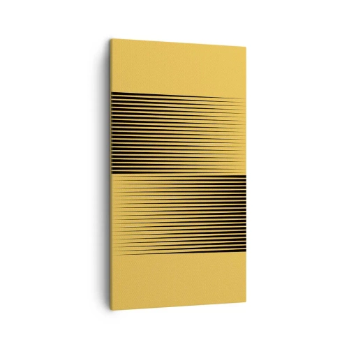 Schilderen op canvas - Vierkant van tegenpolen - 45x80 cm