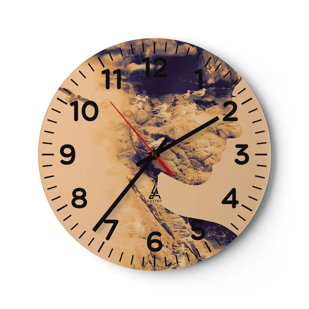 Wandklok - Klok - Van nature mooi - 30x30 cm