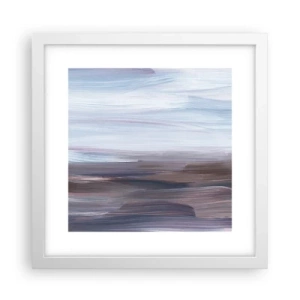 Poster in een witte lijst - Elementen: water - 30x30 cm