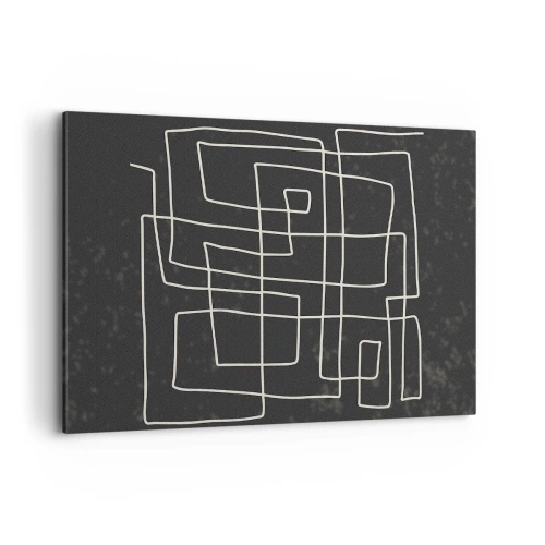 Schilderen op canvas - Niet zo eenvoudig - 100x70 cm