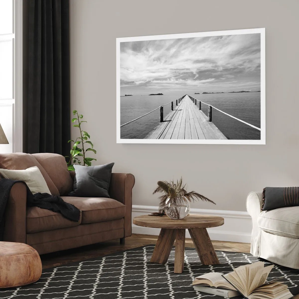 Poster - Of misschien een reis... - 100x70 cm