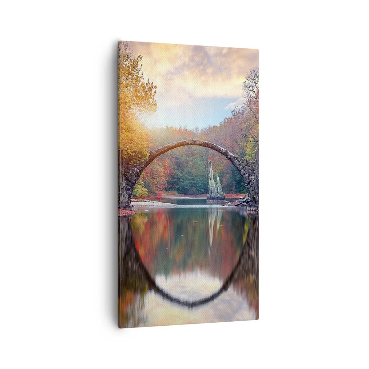 Schilderen op canvas - Aan de andere kant van de spiegel - 55x100 cm