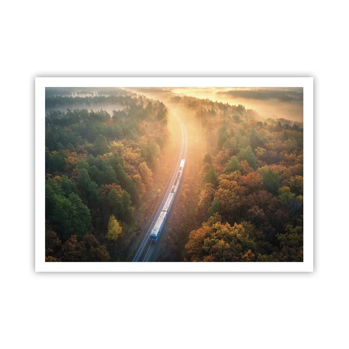 Poster - Herfst reis - 100x70 cm